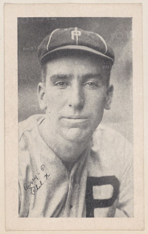 Rixey - P. Phil. N, from Baseball strip cards (W575-2), ca. 1921-22.