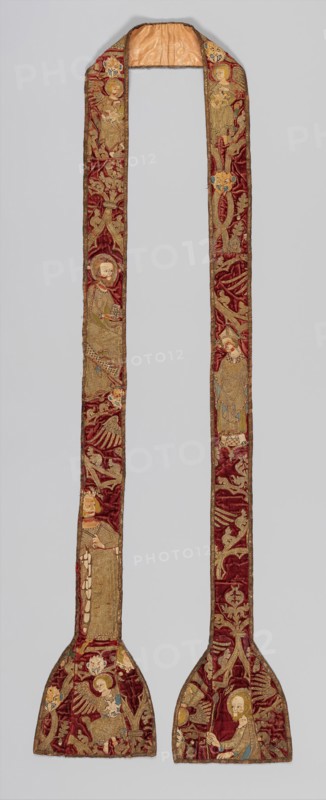 Stole with Various Saints, British, 14th century.