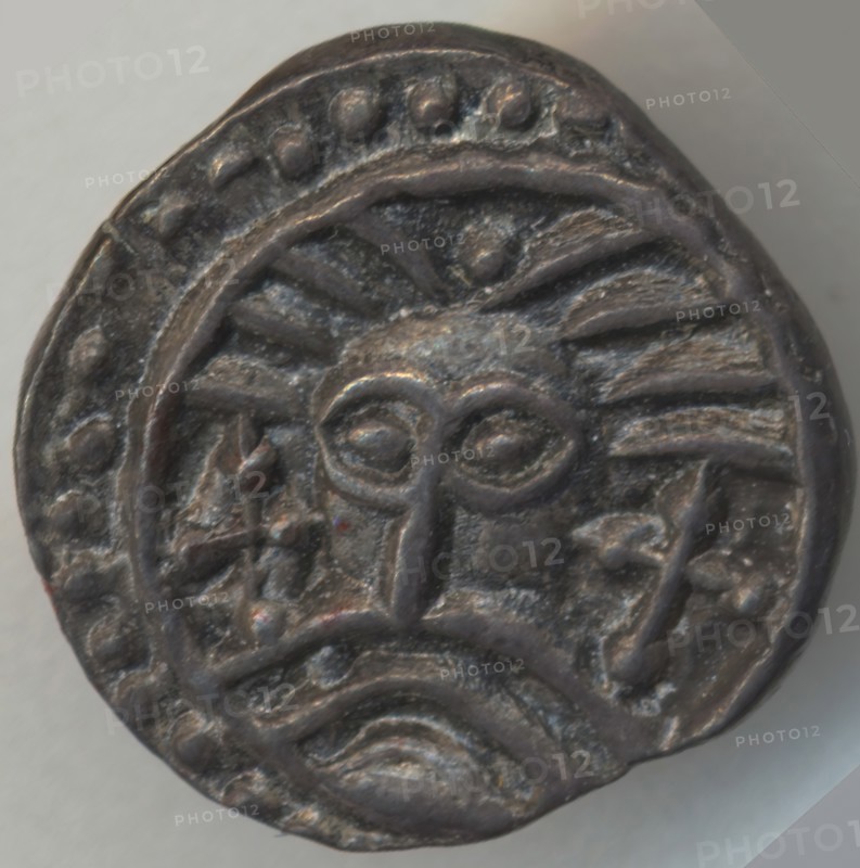 Anglo-Saxon Sceat, Anglo-Saxon, 7th-8th century.