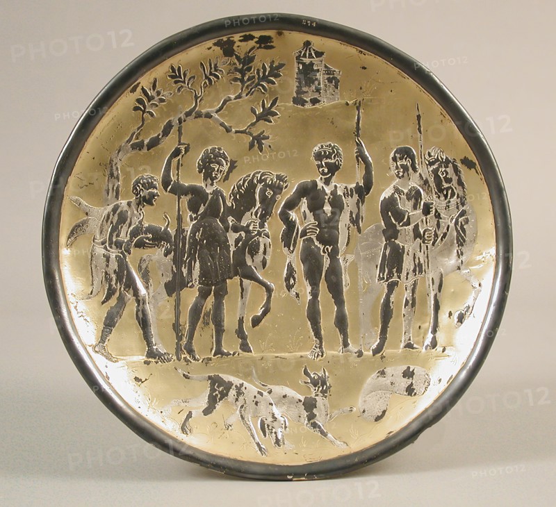 Plate, Byzantine, 19th century.