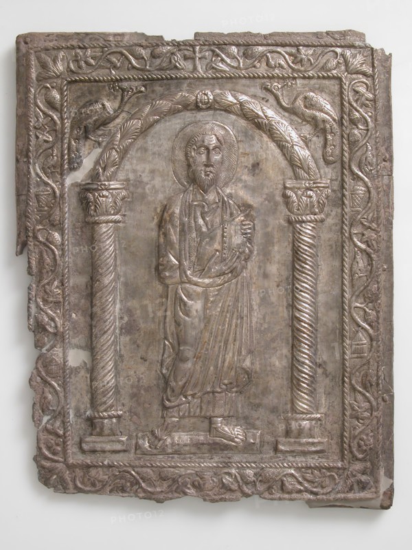 Plaque with Saint Paul, Byzantine, 550-600.
