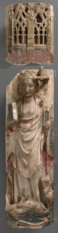 Saint Margaret of Antioch, British, 15th century.