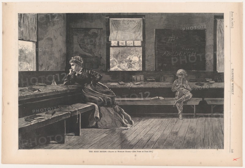 The Noon Recess (Harper's Weekly, Vol. XVII), June 28, 1873.