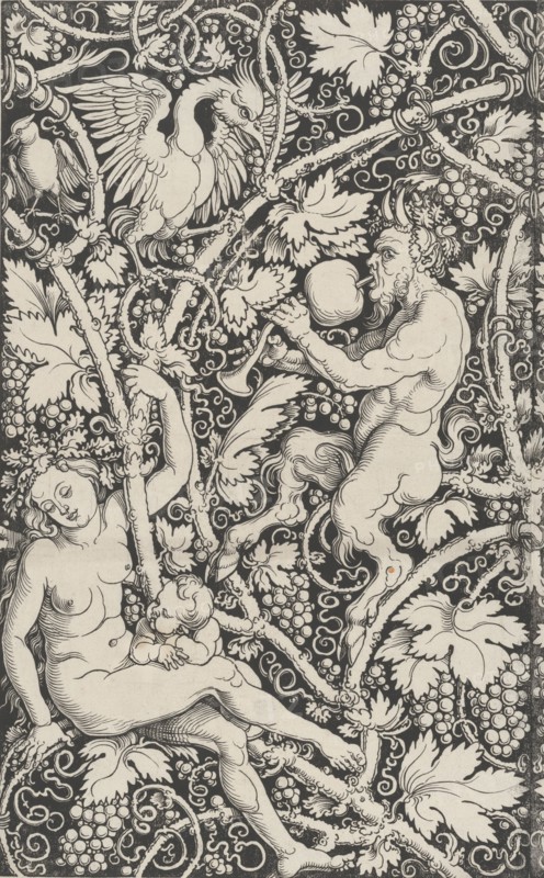 Wallpaper with Satyr Family, 1515.