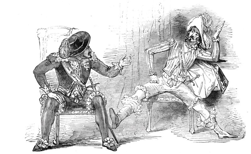 Scene from "Don Caesar de Bazan"
