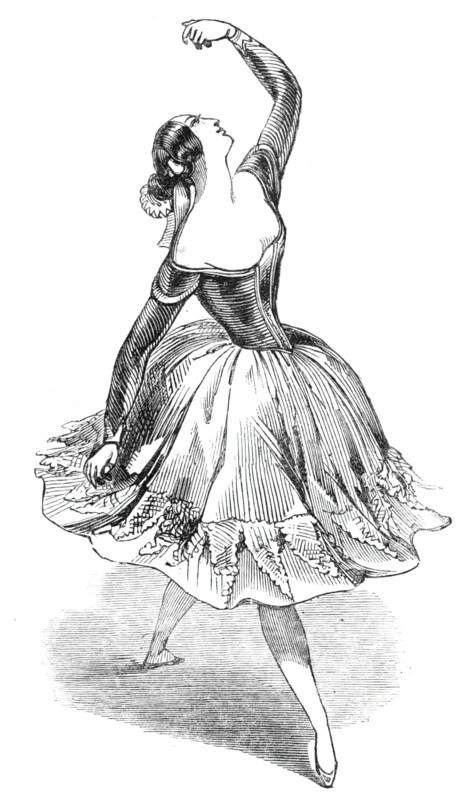 Md.elle Fanny Eissler dancing "The Saragossa"