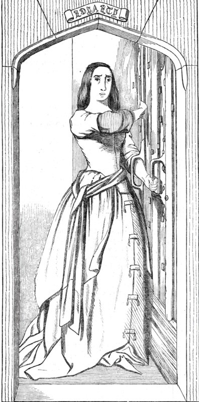 Catherine Douglas - fresco by Mr. Redgrave