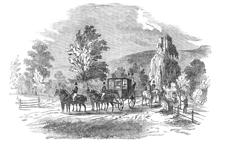 Her Majesty and Prince Albert viewing the Pass of Killiecrankie