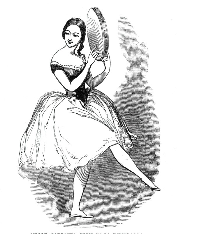 Mdlle. Carlotta Grisi in La Smeralda