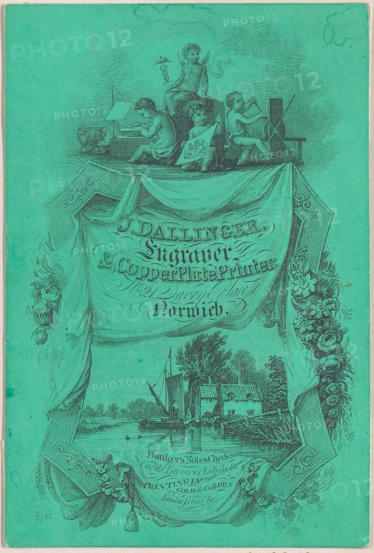 Trade card for J. Dallinger