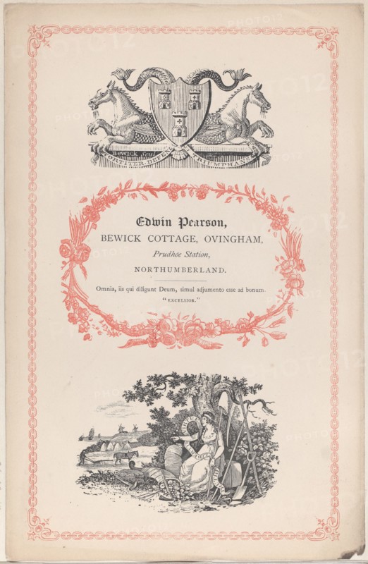 Trade Card for Edwin Pearson
