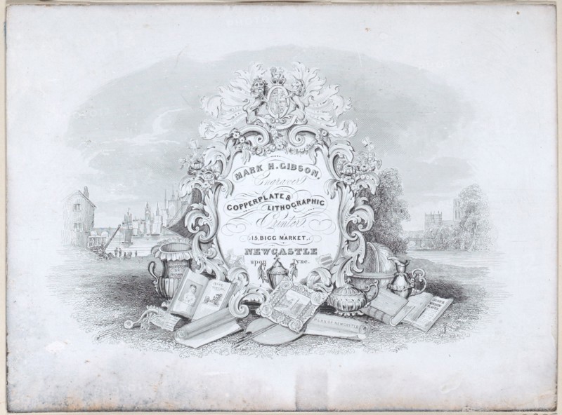 Trade Card for Mark H. Gibson