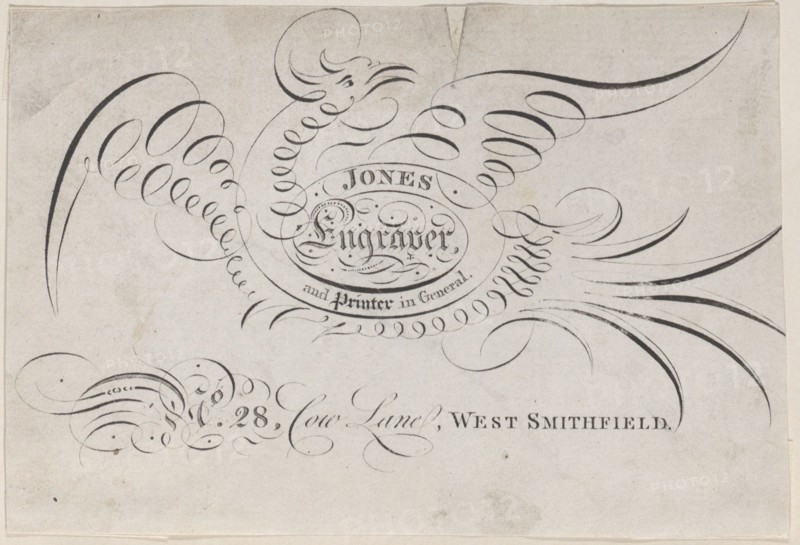 Trade Card for Jones