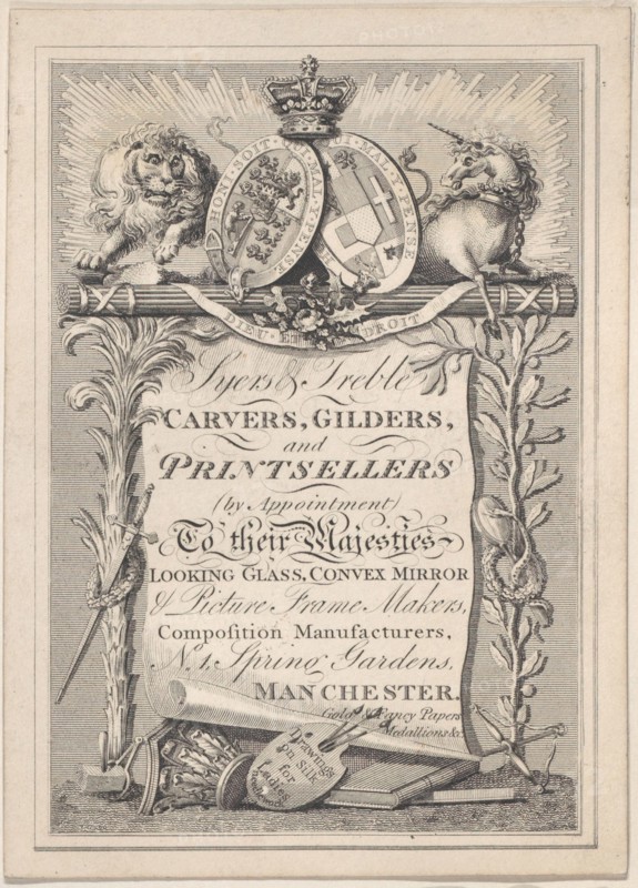 Trade Card for Syers & Treble