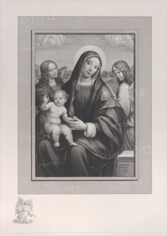 Madonna and Child with angels