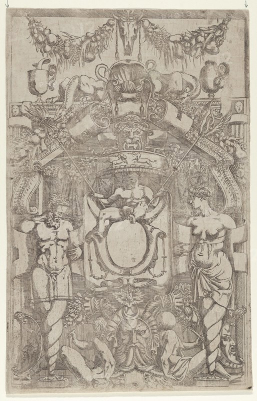 Ornament with a Small Empty Oval