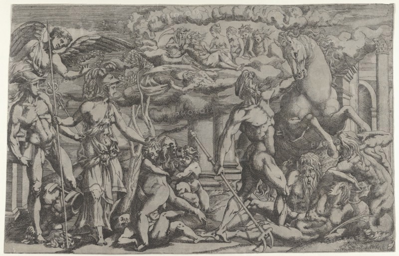 Contest Between Neptune and Athena