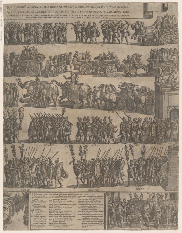 Triumph of a Roman Emperor (left side)
