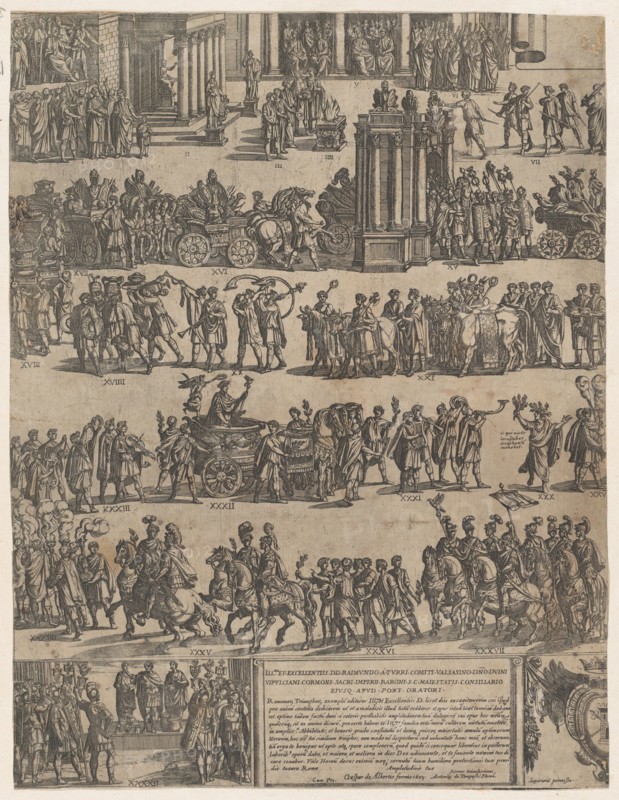 Triumph of a Roman Emperor (left side)