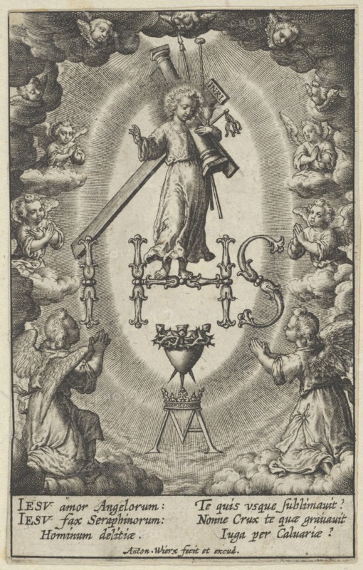 Sacred Monogram. Creator: Antonius Wierix.