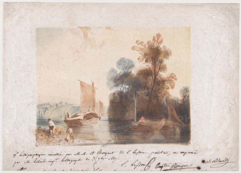 Landscape with River and Boats