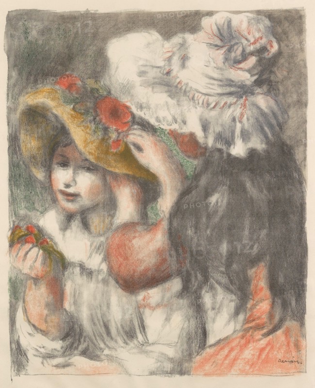 The Hat Pinned with Flowers (Le Chapeau Épinglé)