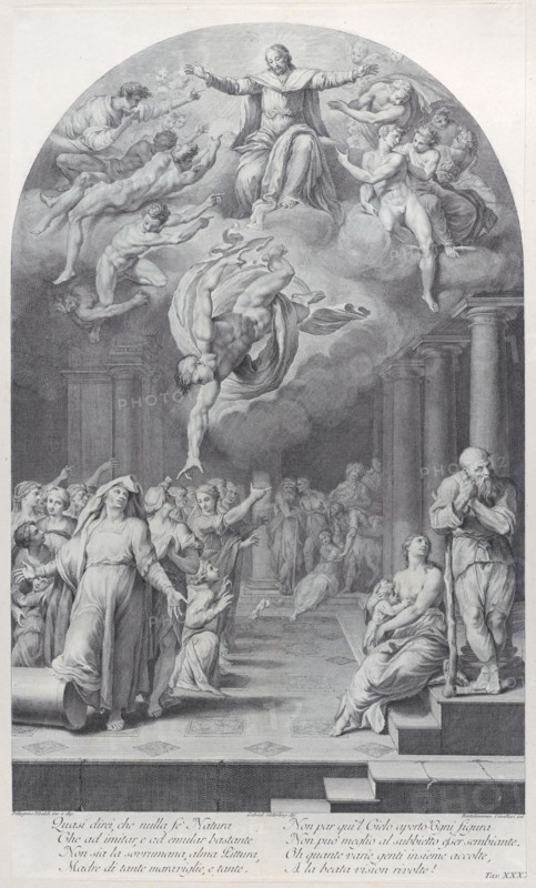 Plate 40: the division of the elect from the reprobate