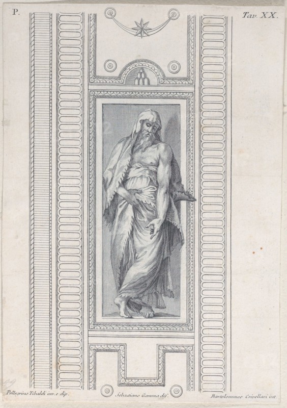 Plate 20: bearded figure
