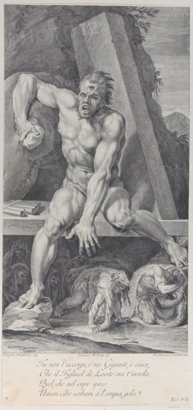 Plate 7: the blinded Polyphemus