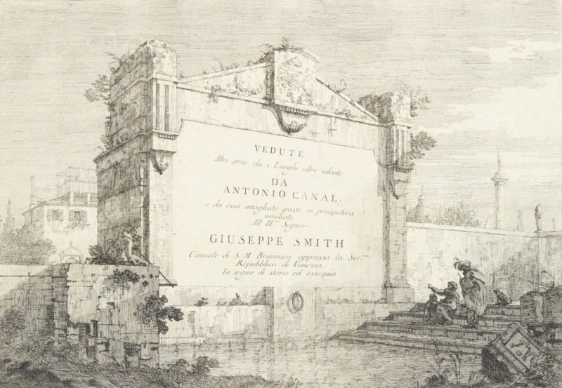 Title page with a large wall of a classical ruin