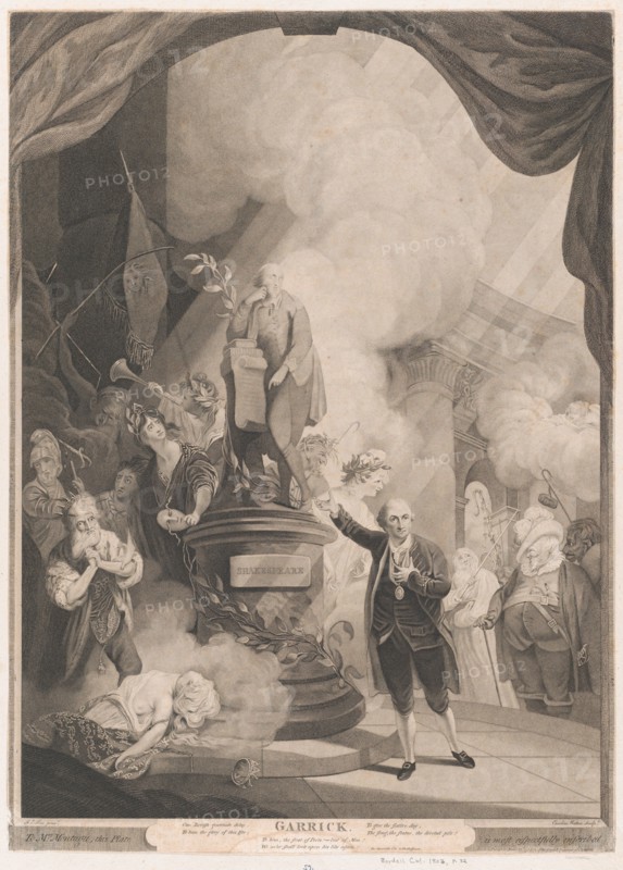 Garrick Speaking the Jubilee Ode