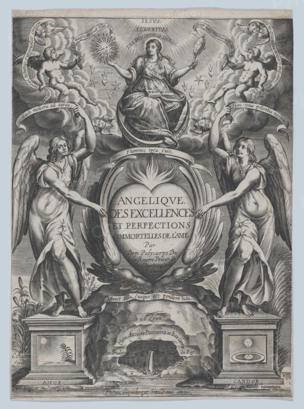 Frontispiece for 'Angélique des excellences de l'âme'