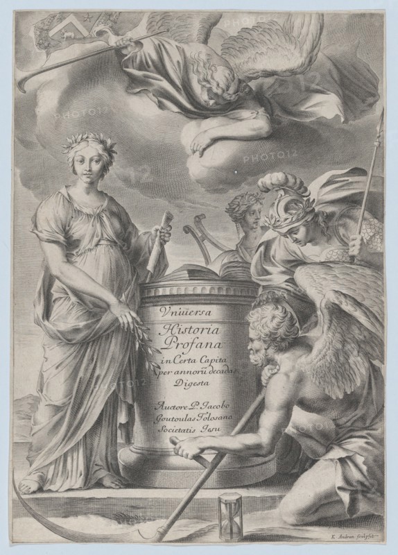 Frontispiece for Vnuiersa Historia Profana