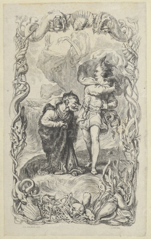 Illustration to the Tempest: Caliban