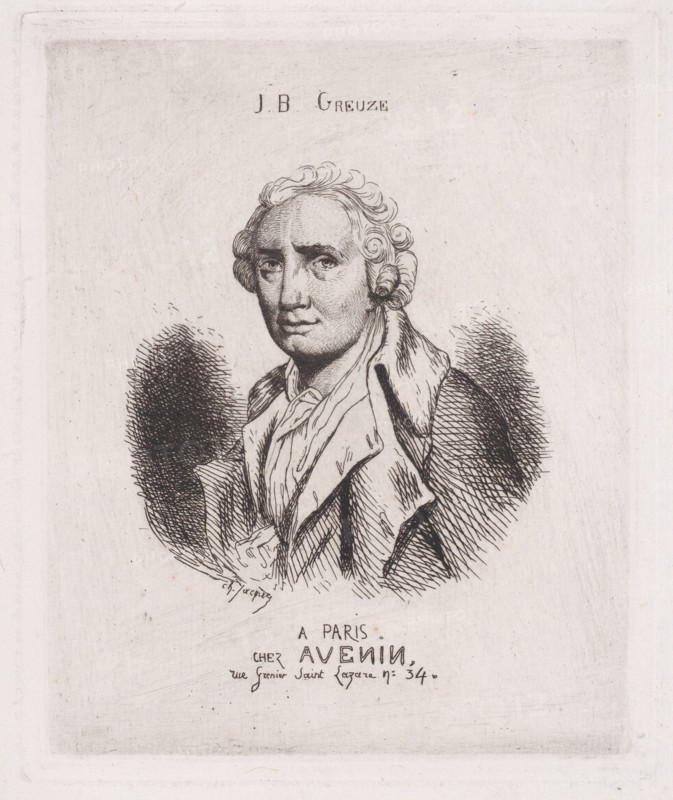 Portrait of J.B. Greuze