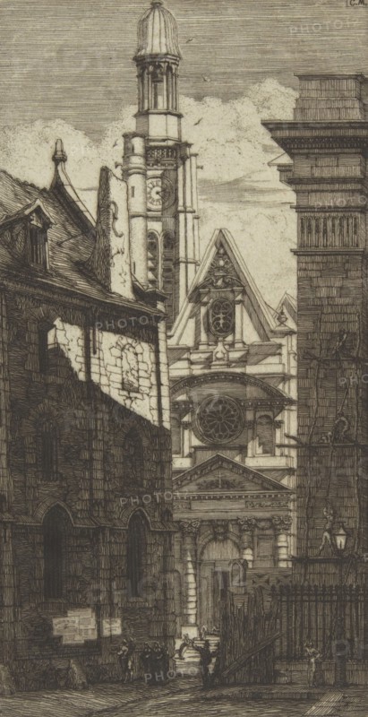 The Church of St. Etienne-du-Mont