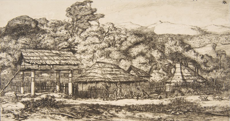 Native Barns and Huts at Akaroa