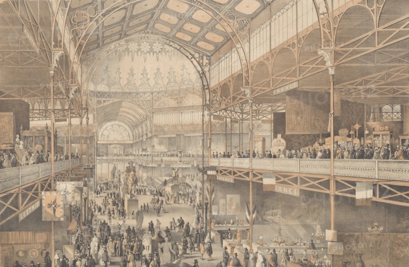 An Interior View of the New York Crystal Palace