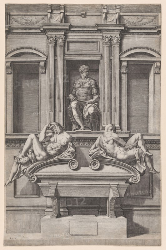 The Tomb of Giuliano de' Medici from The Tombs of the Medici