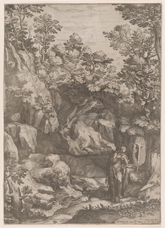 Mary Magdalen Repentant in the Wilderness