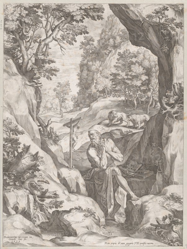 St Jerome Penitent in the Wilderness