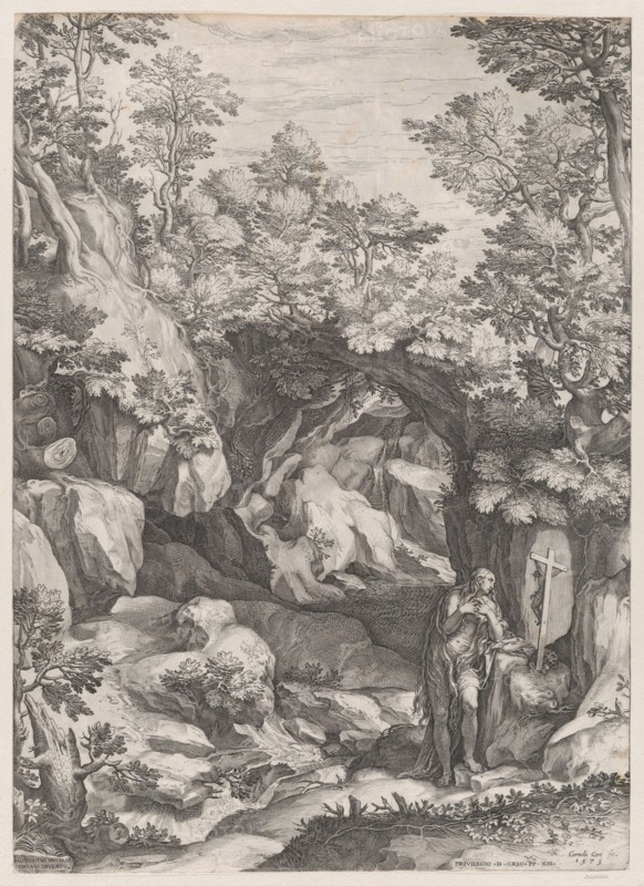 Mary Magdalen Repentant in the Wilderness