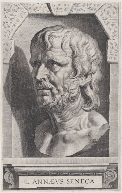 The bust of Seneca