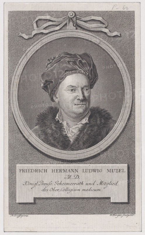 Portrait of Friedrich Ludwig Hermann Muzel