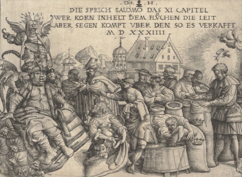 Illustration to Proverbs 11: 26