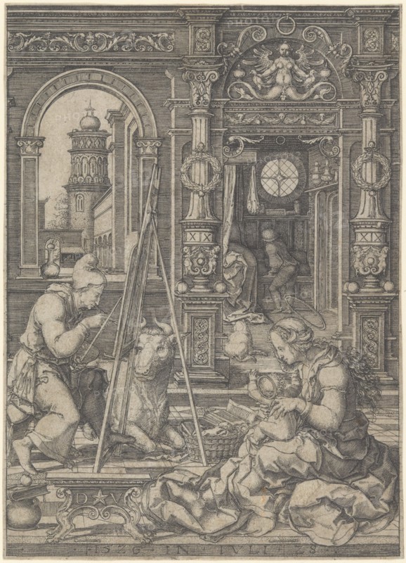 Saint Luke Painting the Virgin