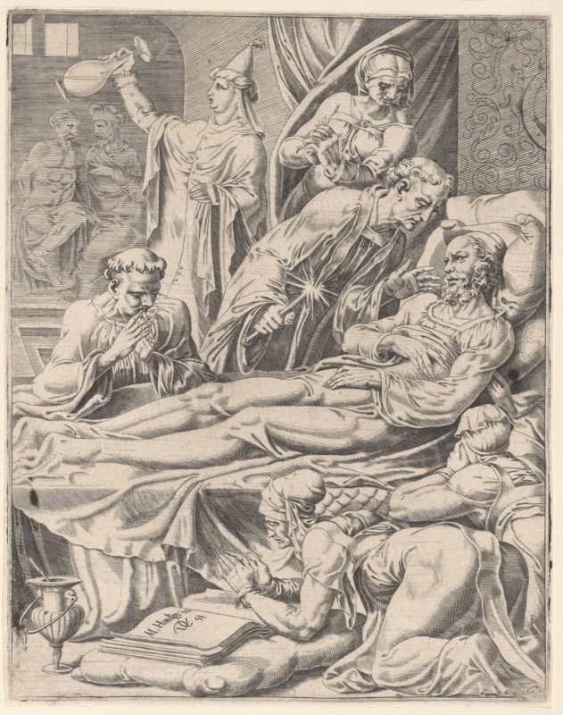The Rich Man on His Deathbed