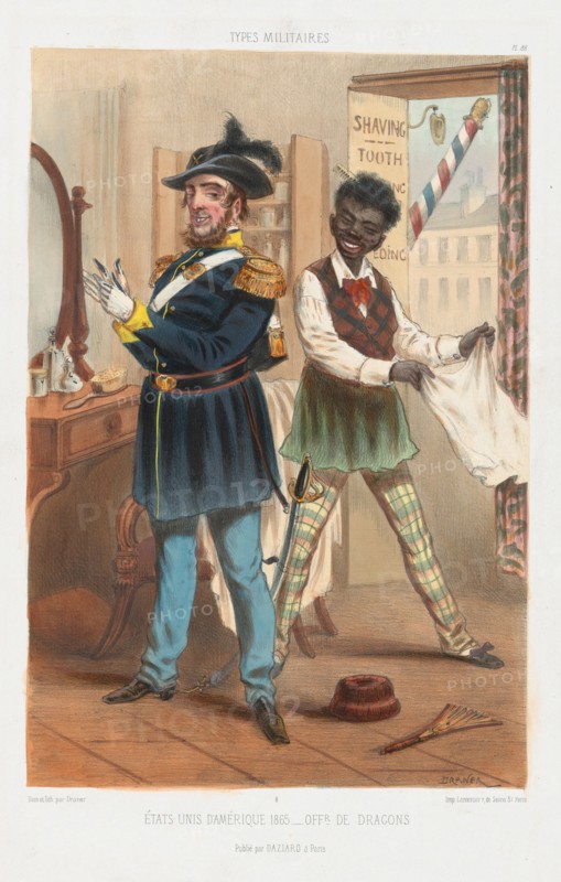 États-Unis d'Amerique 1865 - Offr. de Dragons
