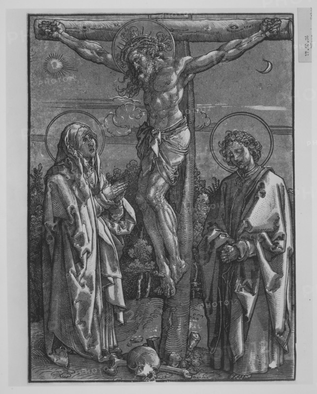 Christ on the Cross with the Virgin and Saint John