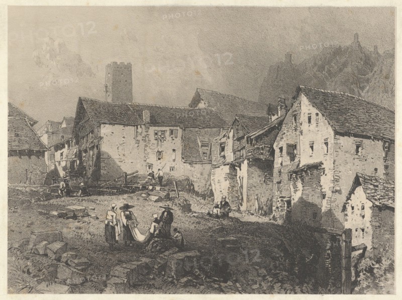 View of a Mountain Village